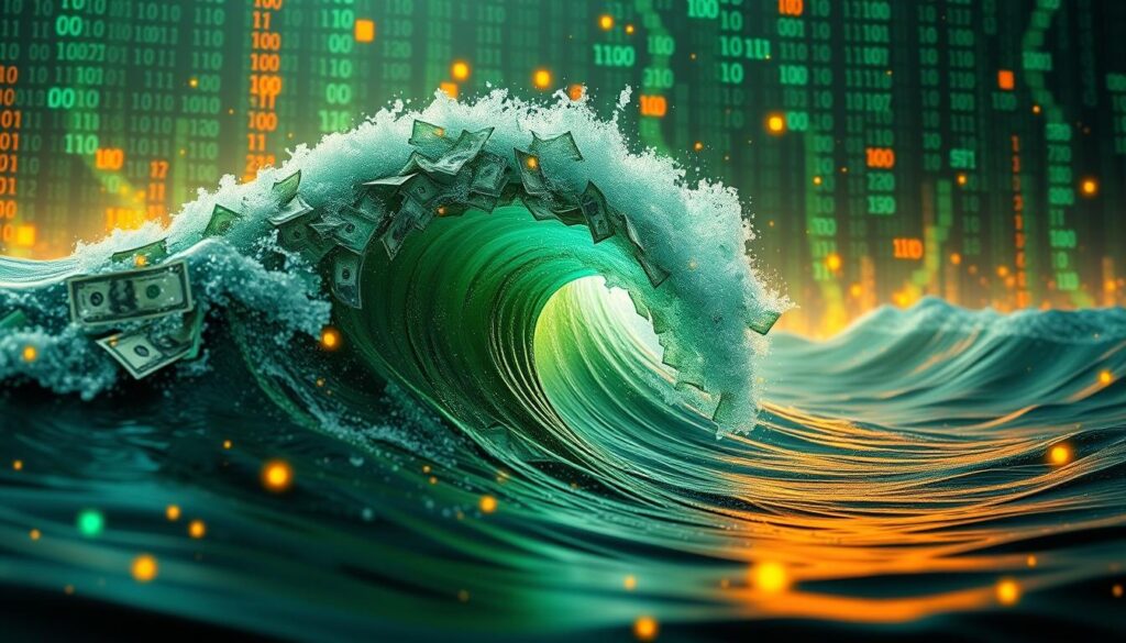 money wave concept
