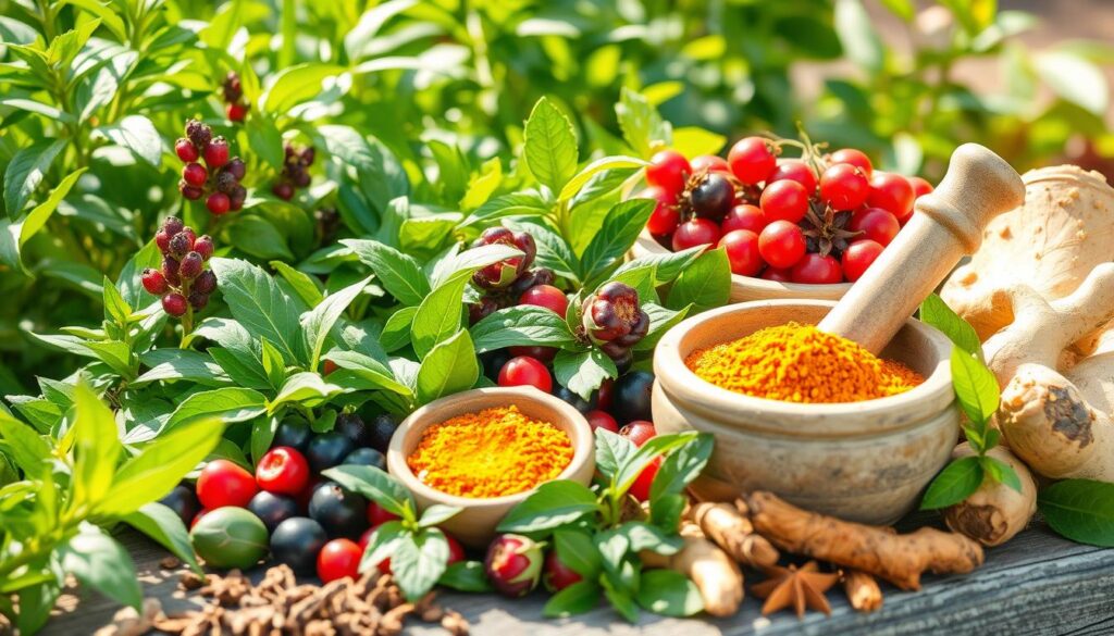 natural antioxidants and metabolism-boosting herbs